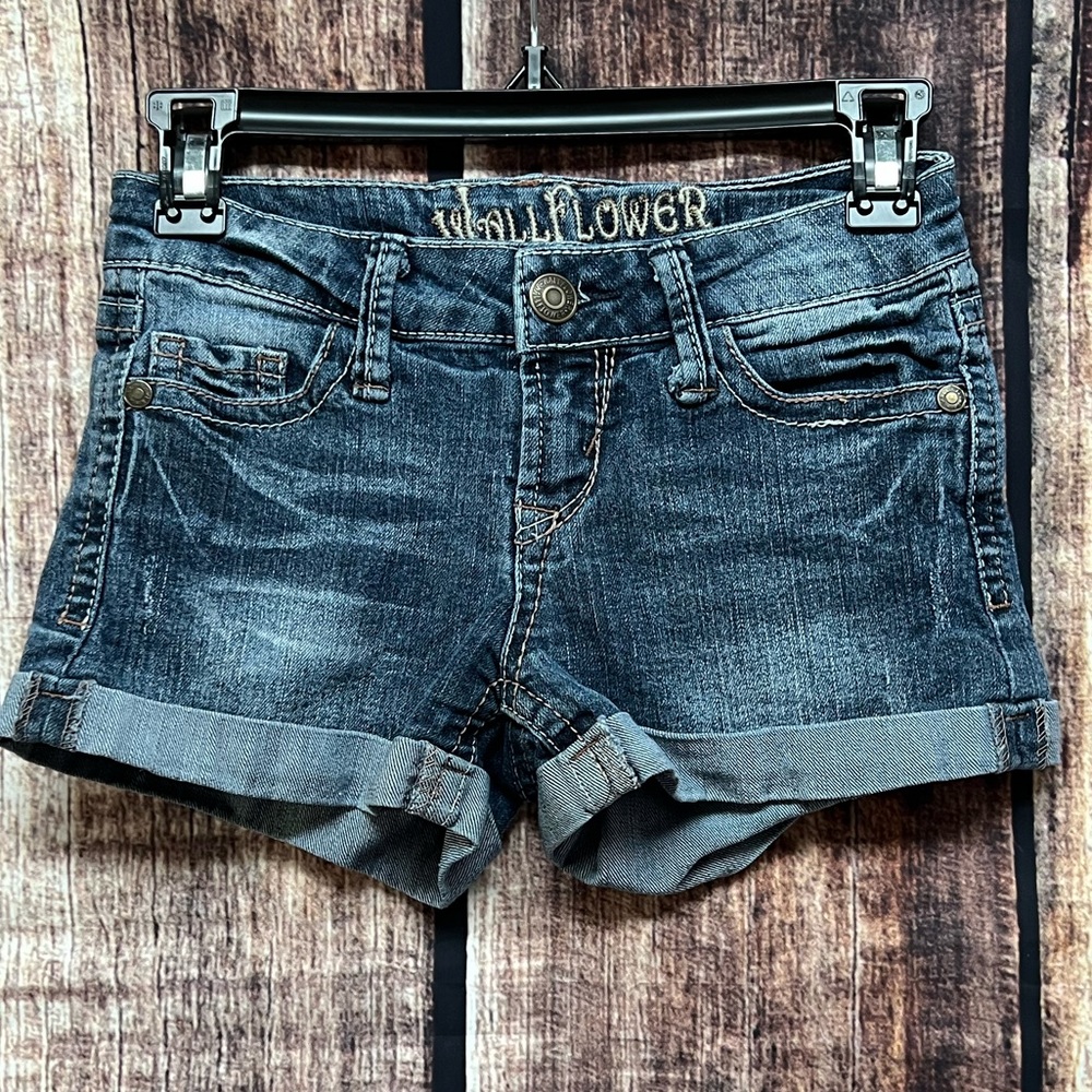 Wallflower Denim Jean Short Shorts - size 1